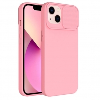 Capa Xiaomi Redmi 9A, Redmi 9AT SLIDE CAM Silicone Rosa