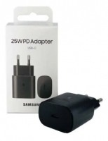 Carregador Samsung Super Fast Charging 25W EP-TA800NBEGEU Preto Original em Blister