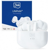 Auriculares Bluetooth LIFEPODS 3MK ANC Branco em Blister