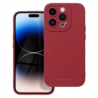 Capa Iphone 14 Pro BORDERCAM 4D Silicone Vermelho