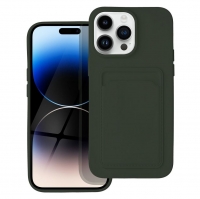 Capa Iphone 14 Pro Max CARD Case Silicone Verde