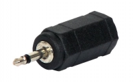 Adaptador Audio Mono Jack 2.5  Macho a 3.5  Femea