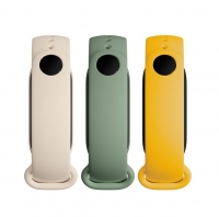 Pack 3 Braceletes Xiaomi Mi band 5, Mi band 6 Silicone (Bege, Verde, Amarelo) Original