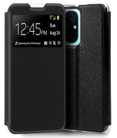 Capa Xiaomi Redmi 12C Flip Book com Janela Preto