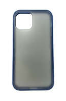 Capa Iphone Iphone 11 Hibrida Smoked com Border Azul