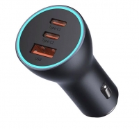 Carregador de Isqueiro Baseus Golden Contactor Pro Car Charger USB-C/USB 65W CCN010102 Cinzento