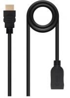 Cabo de Extensão HDMI Macho - Femea 1m Preto