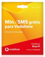 Cartão Sim Vodafone Easy 91
