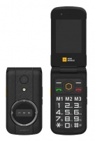 AGM M8 Flip Dual SIM Preto