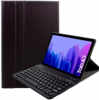 Capa Samsung Galaxy Tab A7 (Samsung T500, Samsung T505) FLIP BOOK com Teclado Preto Compativel