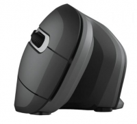 Rato Trust Verro Ergonomico Vertical Wireless 1600 DPI Preto