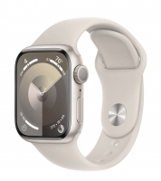Apple Watch Series 9 GPS 41mm Alumínio Luz das Estrelas com Bracelete Desportiva Luz das Estrelas - S/M