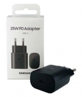 Adaptador de Corrente Samsung EP-TA800 Tipo C Super Fast Charging 25W Preto em Blister