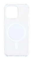 Capa Iphone 15 Pro RIXUS com Magsafe Silicone Transparente