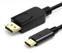 Cabo USB-C para Display Port M 1.8m Preto