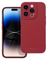 Capa Iphone 14 Pro Max BORDERCAM 4D Silicone Vermelho