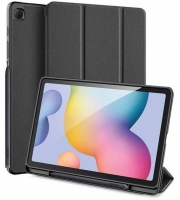 Capa Samsung Galaxy Tab S6 Lite (P610 / P615) 10.4  DUXDUCIS Domo Flip Book Preto