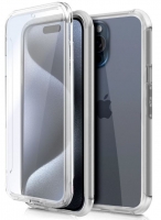Capa Iphone 15 Pro 360 Full Cover Acrilica + Tpu Transparente