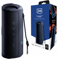 Coluna Bluetooth 3MK Fuego 30W Preto