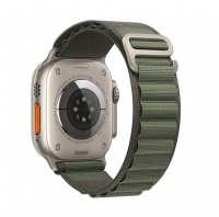 Bracelete Apple Watch 42mm/44mm/45mm/49mm FORCELL F-DESIGN FA13 Tecido Verde