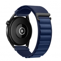 Bracelete Samsung Watch 22mm FORCELL F-DESIGN FS05 Tecido Azul Escuro