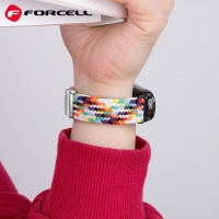 Bracelete Xiaomi Mi Band 8 FORCELL F-DESIGN FX5 Tecido Elastico Mix Cores