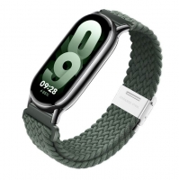 Bracelete Xiaomi Mi Band 8 FORCELL F-DESIGN FX5 Tecido Elastico Verde