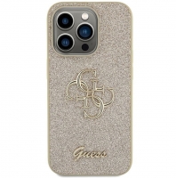 Capa Iphone 15 Pro Max GUESS Glitter Dourado (GUHCP15XHG4SGD)