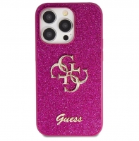 Capa Iphone 15 Pro Max GUESS Glitter Rosa (GUHCP15XHG4SGU)