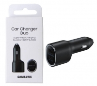 Carregador Isqueiro Samsung Dual Port (25W e 15W) Super Fast Charger EP-L4020NBEGEU Original em Blister