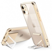 Capa Iphone 13 Pro Max KICKSATAND LUXURY com Suporte Dourado