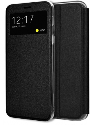 Capa Samsung Galaxy A26 5G (Samsung A266) Flip Book com Janela Preto