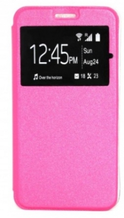 Capa Samsung Galaxy A36 5G (Samsung A366) Flip Book com Janela Rosa