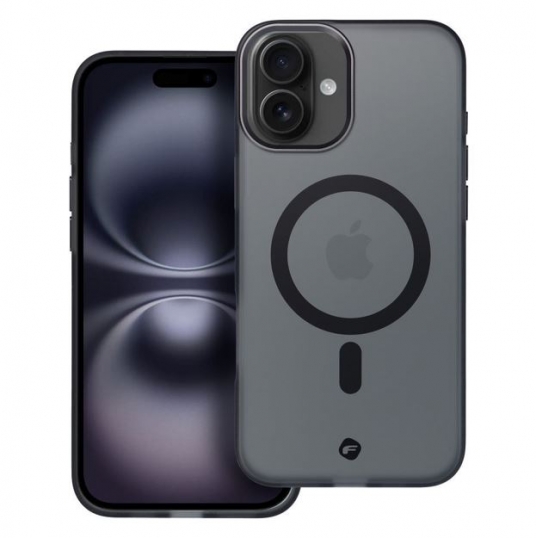 Capa Iphone 16 Pro FORCELL F-PROTECT Military Drop-Test com Magsafe Smoky Black