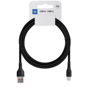 Cabo de Dados USB-A para USB-C BLUESTAR ECO 3A 1m Preto