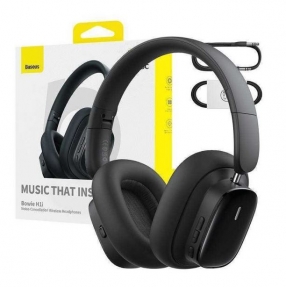 Headphones Baseus Bowie H1i True Wireless Noise Canceling Black