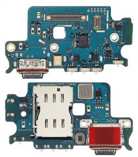Placa de Carga Usb C com Leitor Cartão Sim Samsung Galaxy S23 Ultra (Samsung S918)