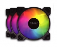 Kit Ventoinhas Slayer 3x 120mm ARGB Aura Sync Preta