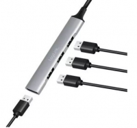 HUB Logilink HUB 1X USB-C 3.2 + 3X USB-A 2.0 + 1X USB-A 3.2 Ultra Slim