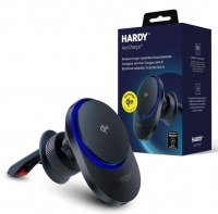 Suporte para Carro 3MK HARDY AeroCharger Wireless com MagSafe 15W MPP Qi2 Preto