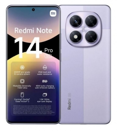 Xiaomi Redmi Note 14 Pro 8GB/256GB 5G Dual Sim Lilas (Grade A Usado)
