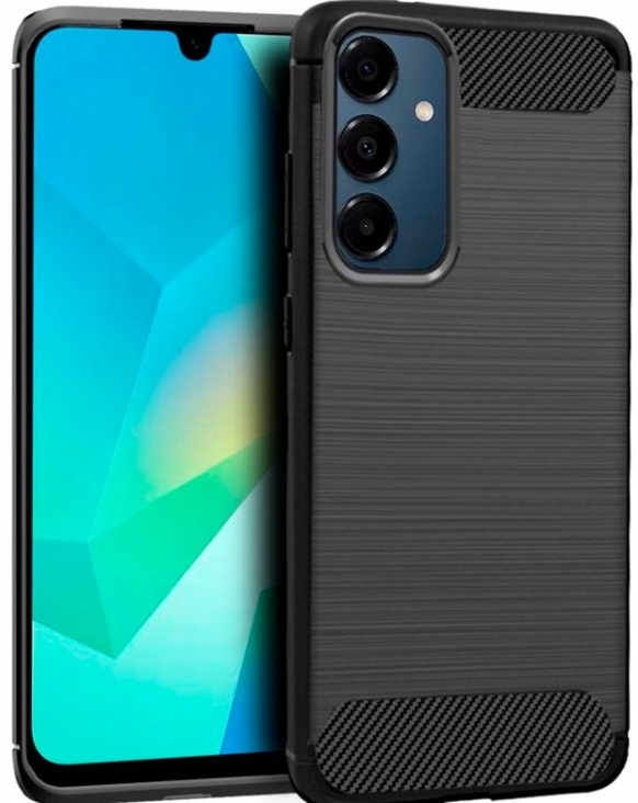 Capa Samsung Galaxy A16 5G (Samsung A165) CARBON SILICONE Preto