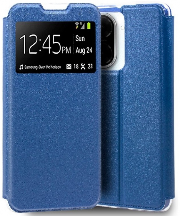 Capa Xiaomi Redmi A5 Flip Book c/Janela Azul