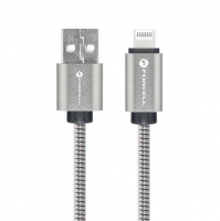 Cabo de Dados USB-A para Lightning FORCELL F-ENERGY Metal C236 2,4A 12W 1m