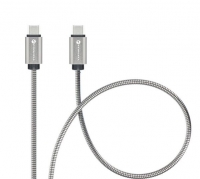 Cabo de Dados USB-C para USB-C FORCELL F-ENERGY Metal C237 PD QC4.0 3A 60W 1m