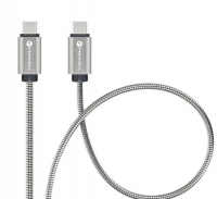 Cabo de Dados USB-C para USB-C FORCELL F-ENERGY Metal C237 PD QC4.0 3A 60W 2m