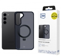 Capa Samsung Galaxy S25 Plus 3MK Smoke Case Mag&Stand Preto