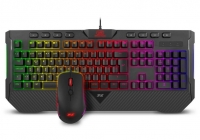 Teclado Mecânico Híbrido + Rato 1Life spike combo RGB PT