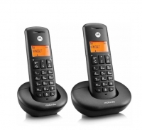 Telefone Fixo Sem Fios Motorola E202 Duo Preto