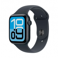 Apple Watch SE 3 GPS 44mm Alumínio Meia-noite com Bracelete Desportiva Meia-noite - M/L